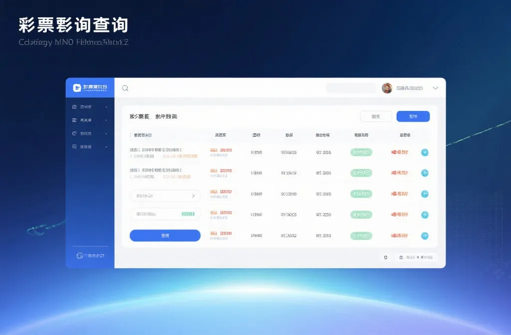 数据查询界面示意图